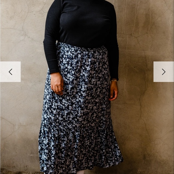ABLE Clothing Floral Skirt - Picture 1 of 5